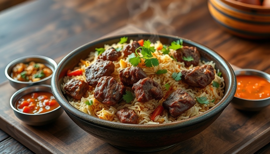 Tasty Indian biryani at the best Dallas Indian restaurants.