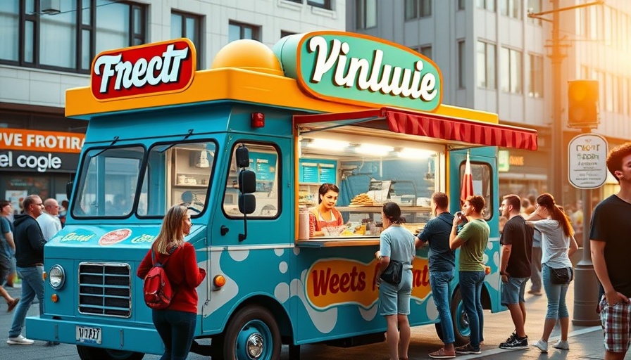 TreatsDippedByJay Food Truck in vibrant city setting.