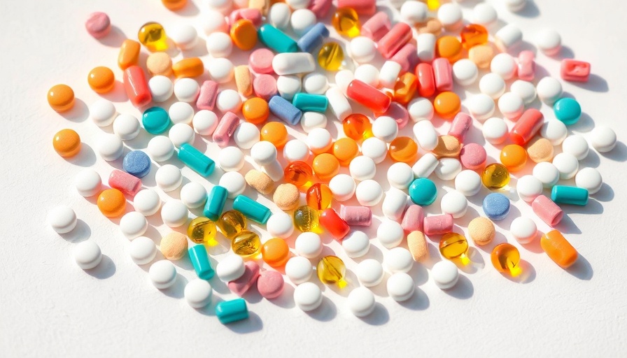 Variety of allergy medication pills highlighting risks of common allergy medications.