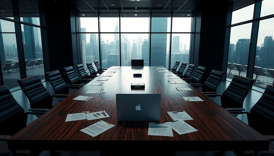 Somber conference room symbolizing mRNA vaccine funding cancellation.