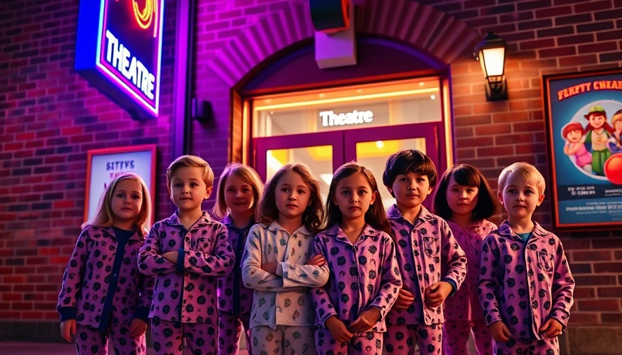 Children in pajamas outside a neon-lit theater, Weapons Movie Review