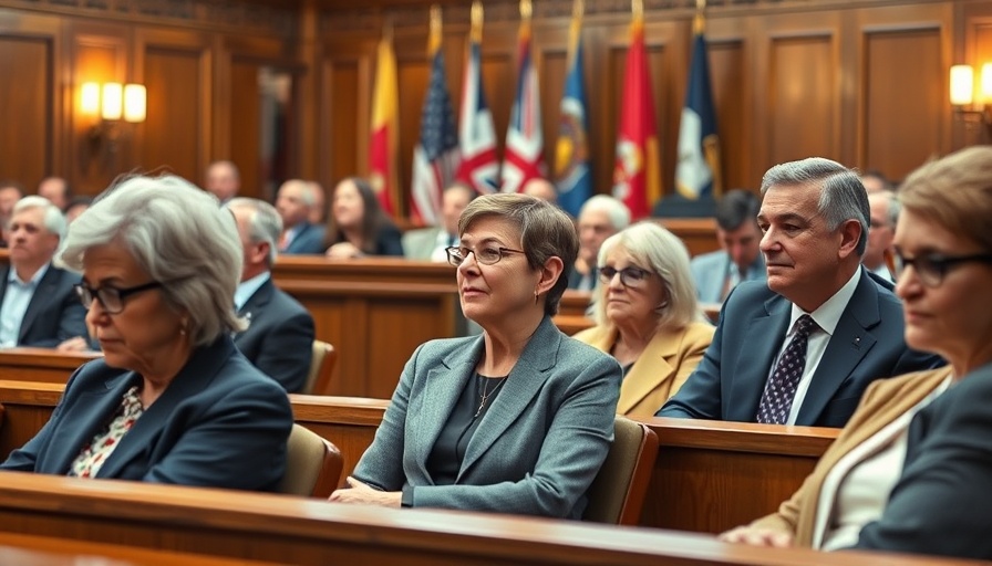 Highland Park Town Council meeting in a wood-paneled chamber.