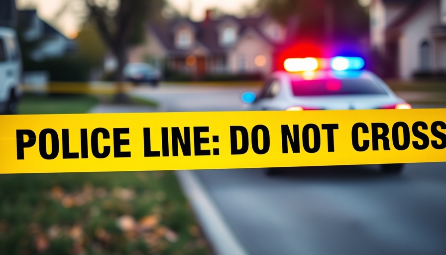 Yellow police tape with police car in background, Park Cities crime reports