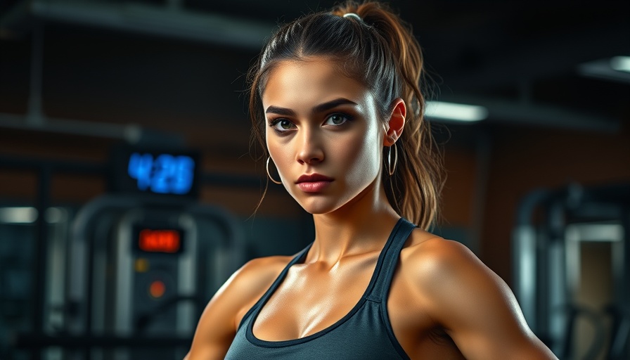 Francheska Martinez fitness empowerment in a gym environment.