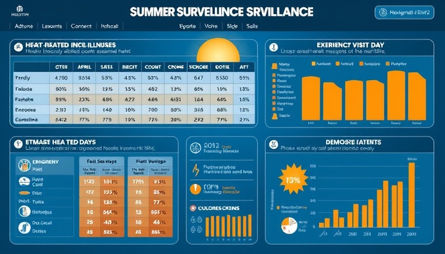 Houston Summer Surveillance Dashboard on Heat-Related Illness.