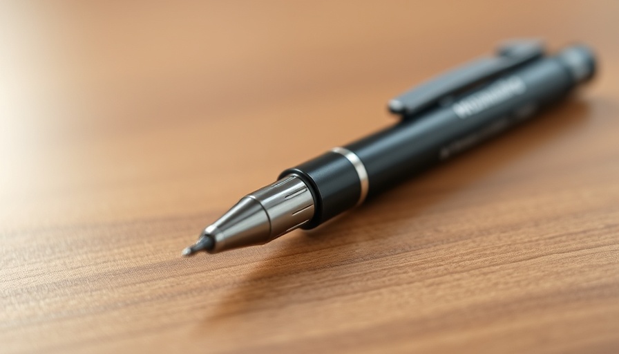 Close-up of Eli Lilly Mounjaro KwikPen on wooden surface