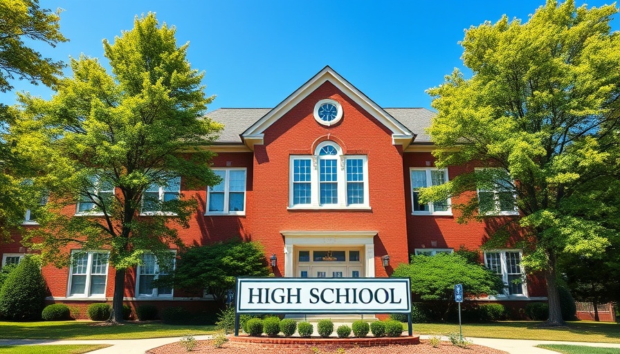 HPISD ranked number one in Texas: Highland Park High School exterior view.