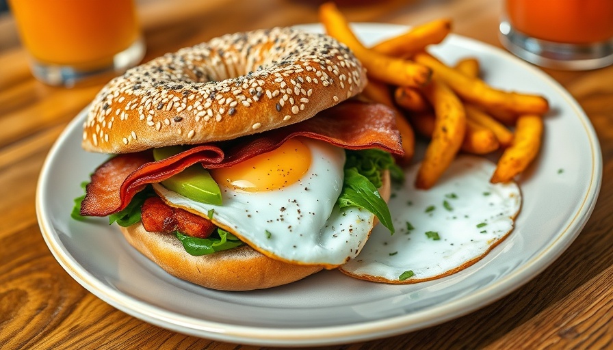 Whiskey Cake new brunch menu features a sandwich and potato wedges.