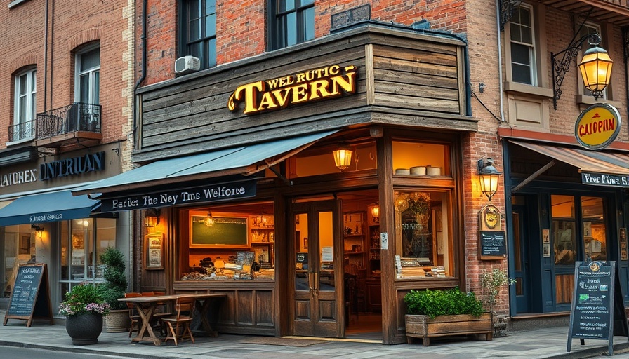 Cozy tavern exterior in Bishop Arts District