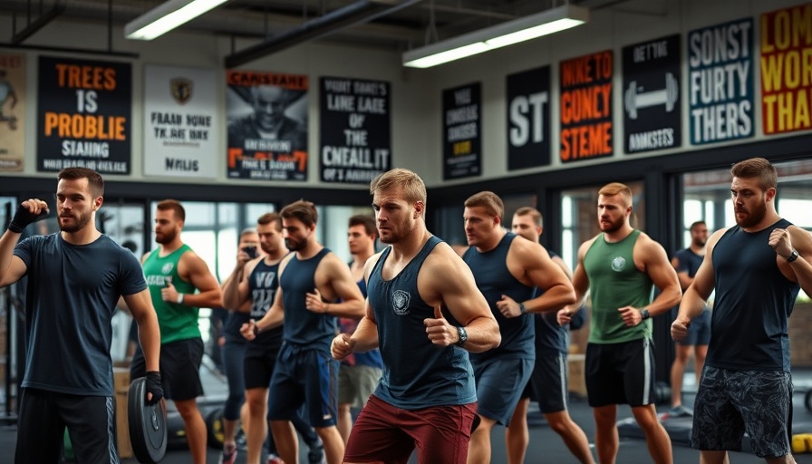 CrossFit group in DFW area training intensely at a modern gym.