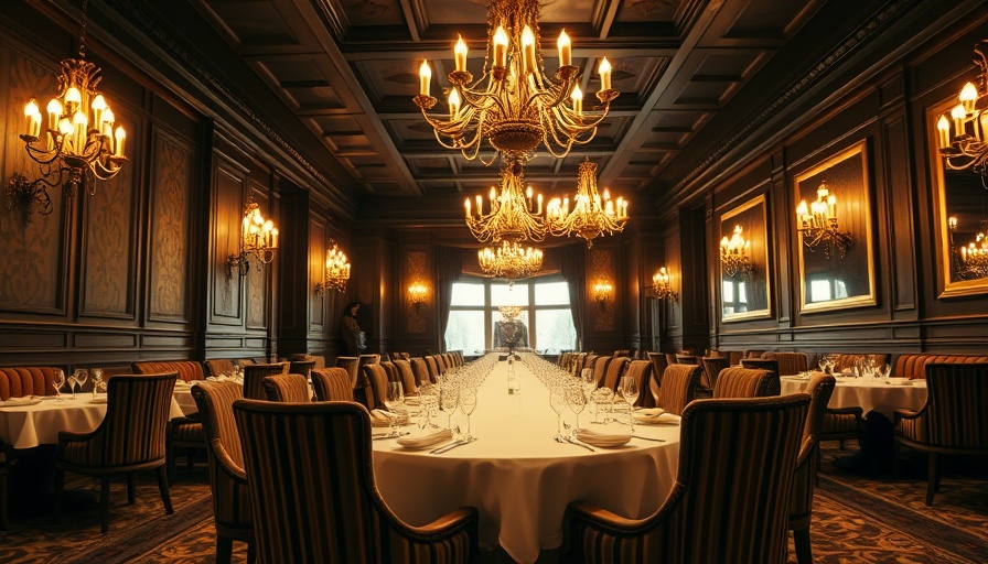 Elegant dining room setup with chandeliers for Evening with Antinori Dinner DFW
