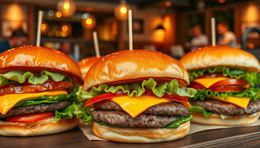 Katz Brothers Burger Crawl featuring gourmet burgers in a cozy setting.