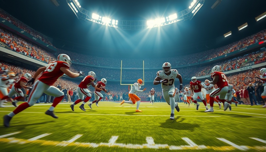 Exciting NFL opener between Cowboys and Eagles with players in action.