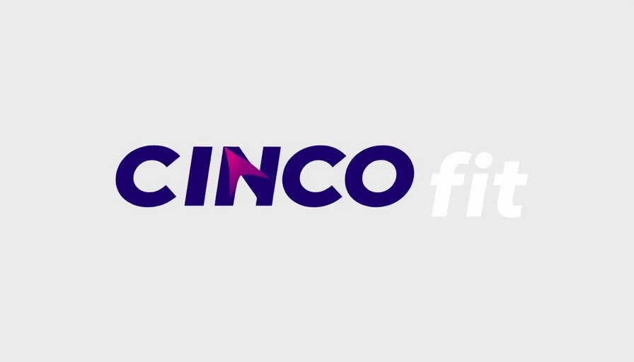 CINCO fit gym logo for 24-hour access.
