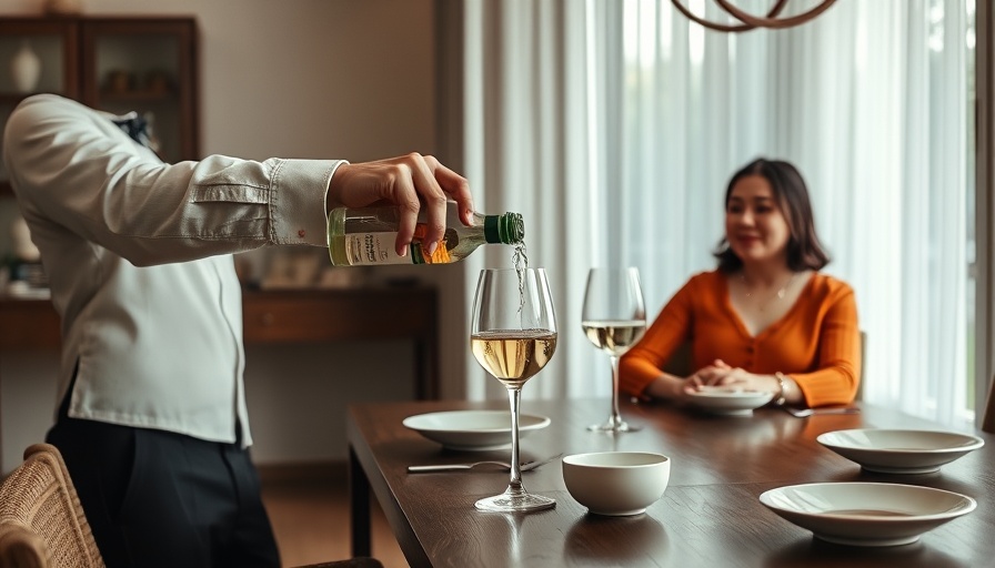 AVIVO Wines in DFW being poured into a glass on a sunny day.