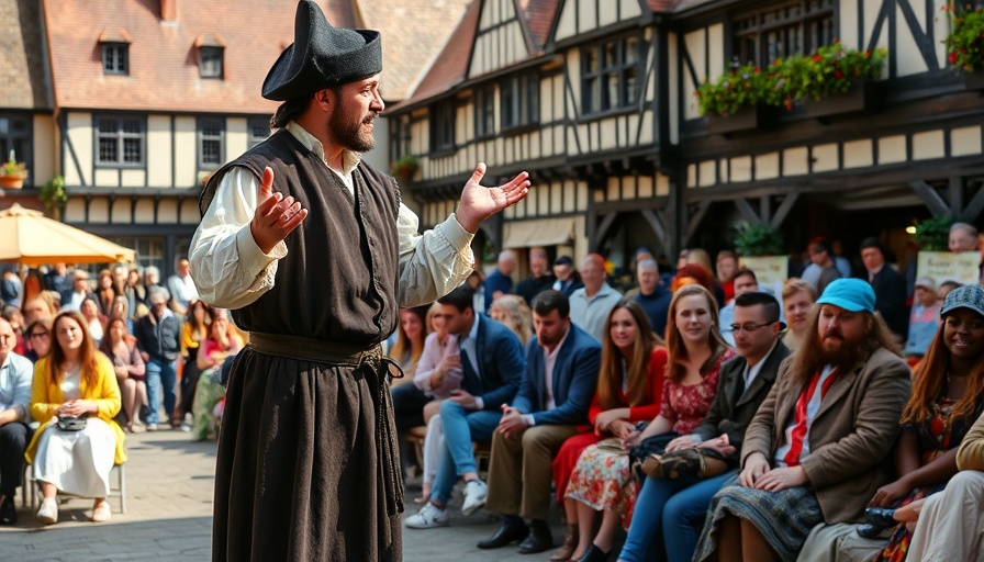 Energetic performer at Scarborough Renaissance Festival 2025