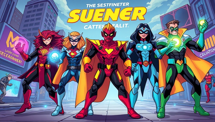 ALL-CON Dallas 2025 promo with futuristic superhero theme.