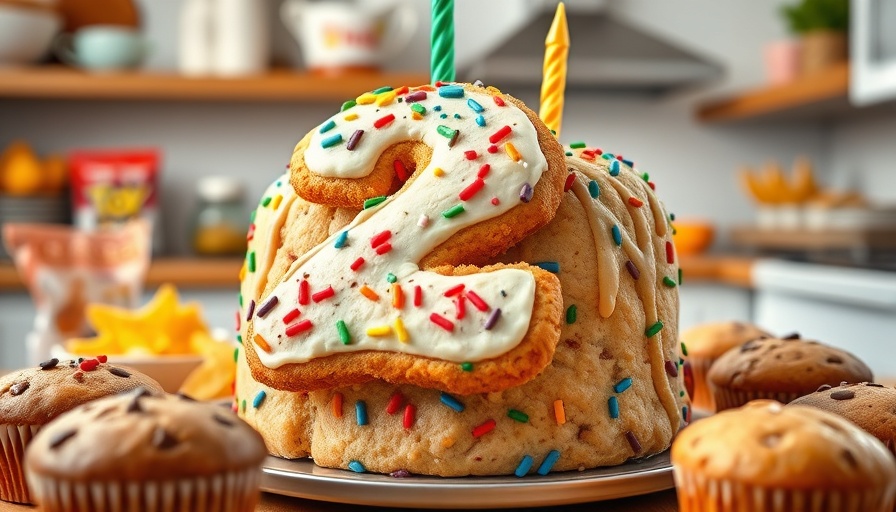 Toy Story Birthday Party treats in a festive kitchen setting.