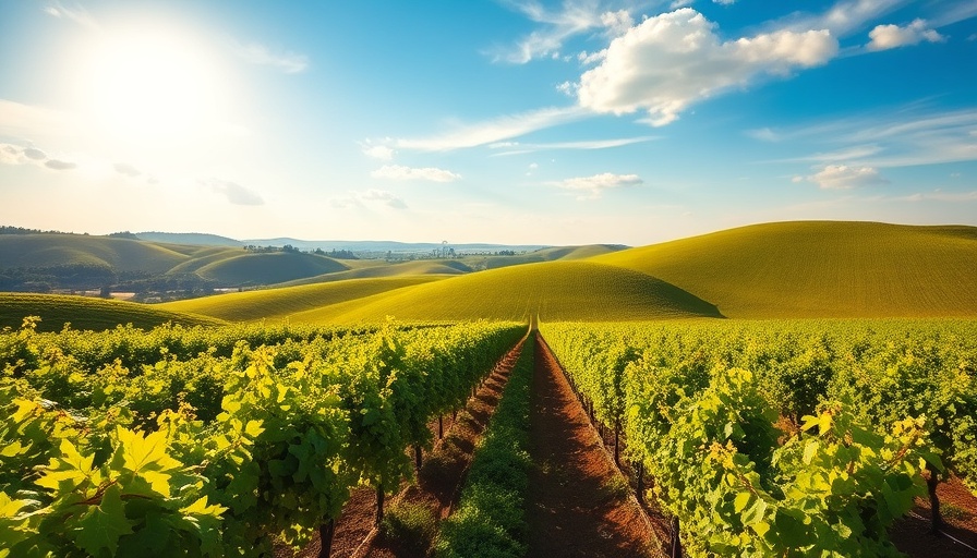 Texas vineyard scene in the vibrant wine industry.