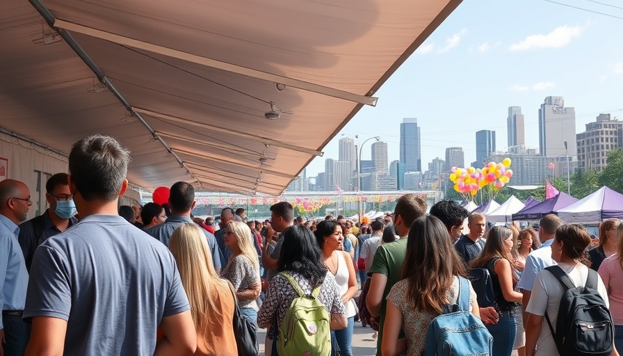 2025 Wellness Expo Dallas outdoor community event with diverse attendees and vibrant atmosphere.