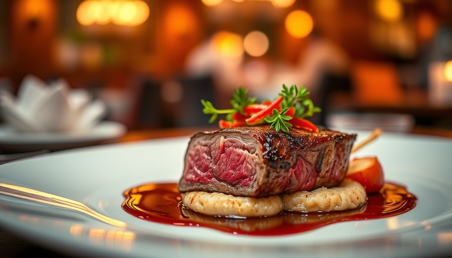 Upscale dining presentation for Best Downtown Dallas Restaurants.