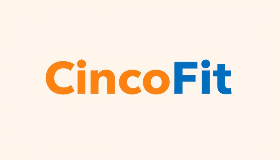 CincoFit logo for 24-hour gym promoting stress relief techniques for busy parents.
