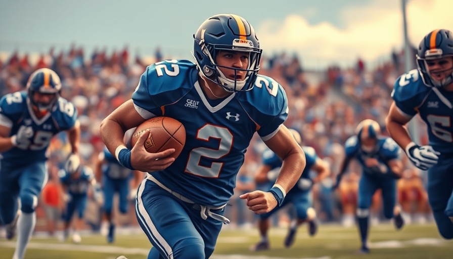 Wylie East Football Victory - Player in action on the field.
