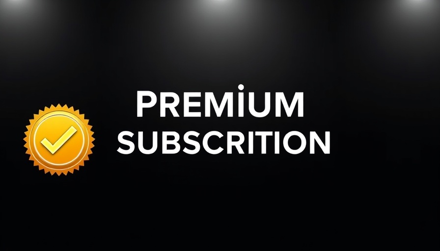 X Premium Business subscription package introduction graphic.