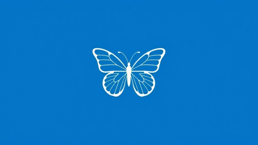 Bluesky logo symbolizing user growth on blue background.