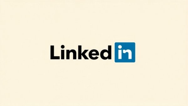 Minimalistic LinkedIn logo on a plain background.