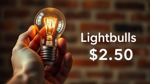 AI-Powered Image displaying lightbulb in advertising scene.