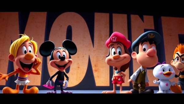 AI-generated Disney videos with animated characters and vibrant animation style.