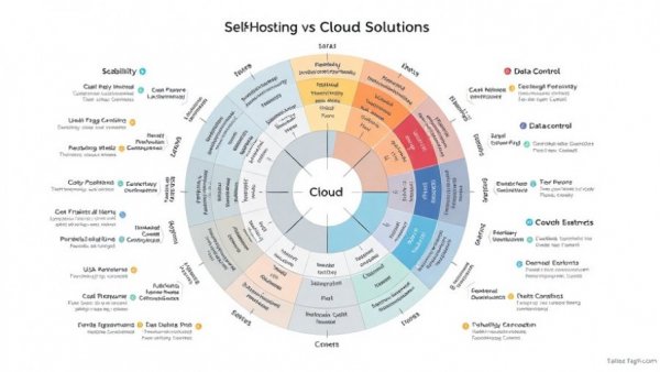 Comparison chart of self-hosting vs cloud solutions.