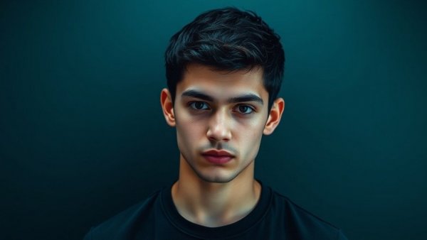 Influence AI Responses poster with confident young man and text overlay.