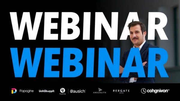 Webinar promotion for SEO vs AI search strategy framework.