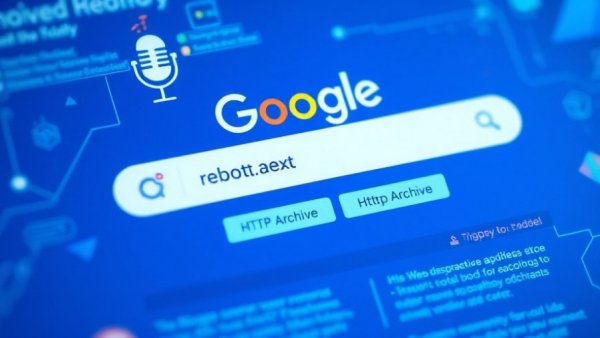 Google robots.txt rules expansion featured in stylized podcast graphic.