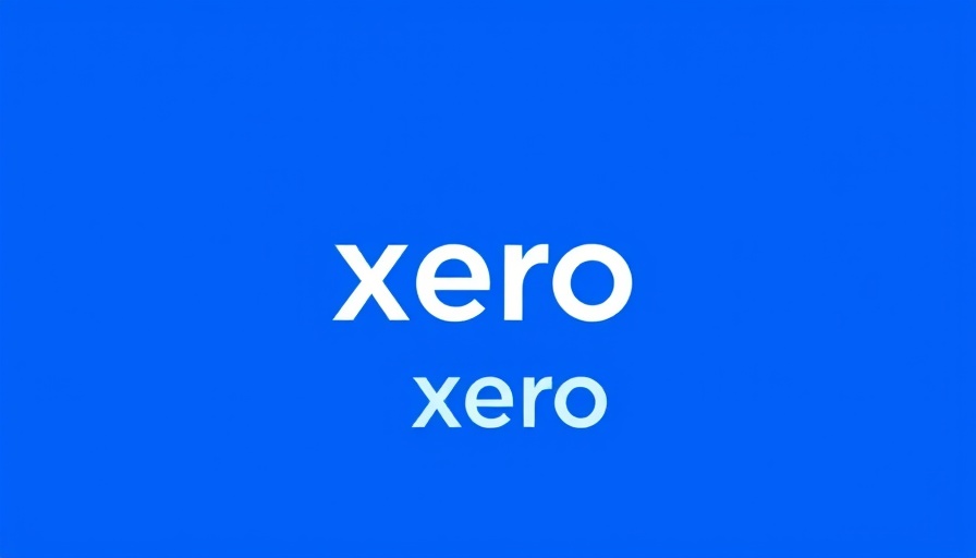 Minimalistic Xero logo in white on a blue circle.