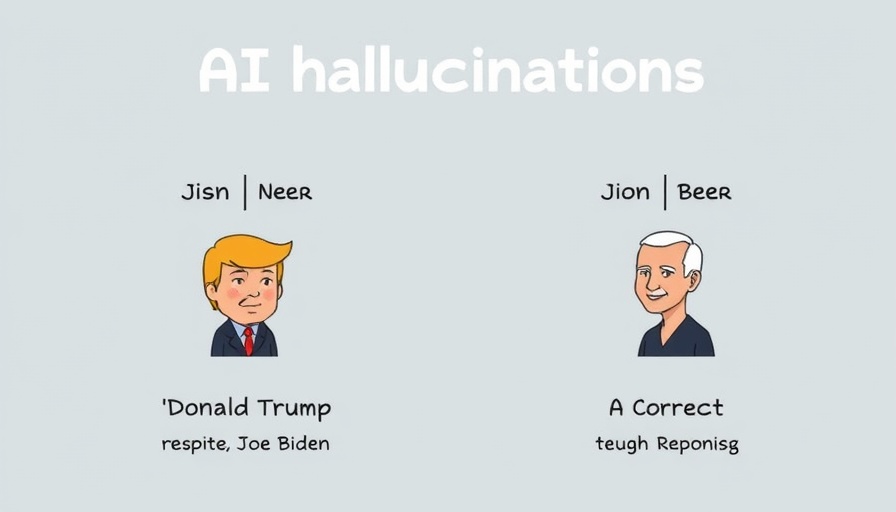 Diagram illustrating AI hallucinations with user queries.