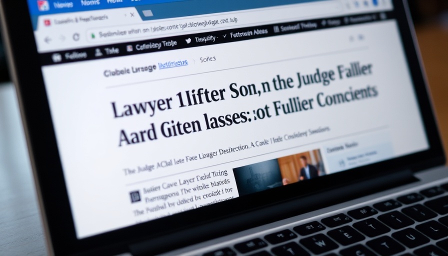 AI hallucinations news headline about legal misuse in court.