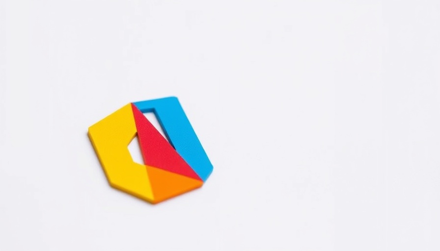 Tactiq automation colorful geometric logo design, minimalist.