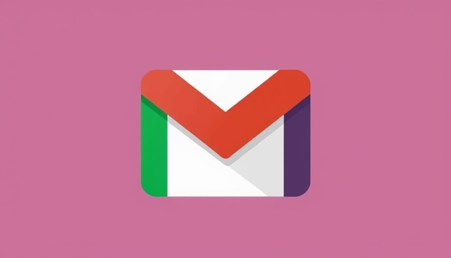 Colorful Gmail logo representing email alerts