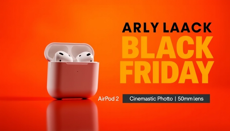 AirPods Pro Deal banner for early Black Friday promotions.