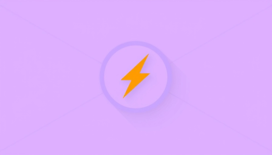 Minimalist lightning bolt icon representing sales automation