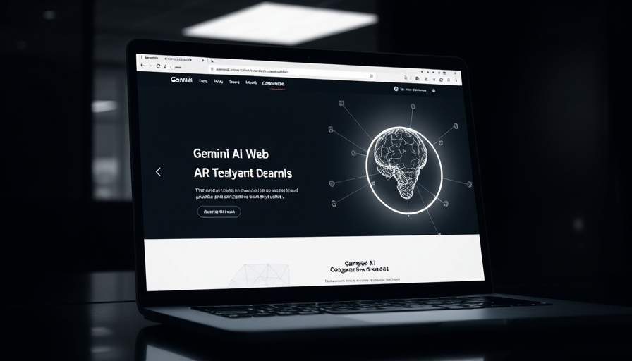 AI evaluation on laptop screen displaying Gemini AI page.