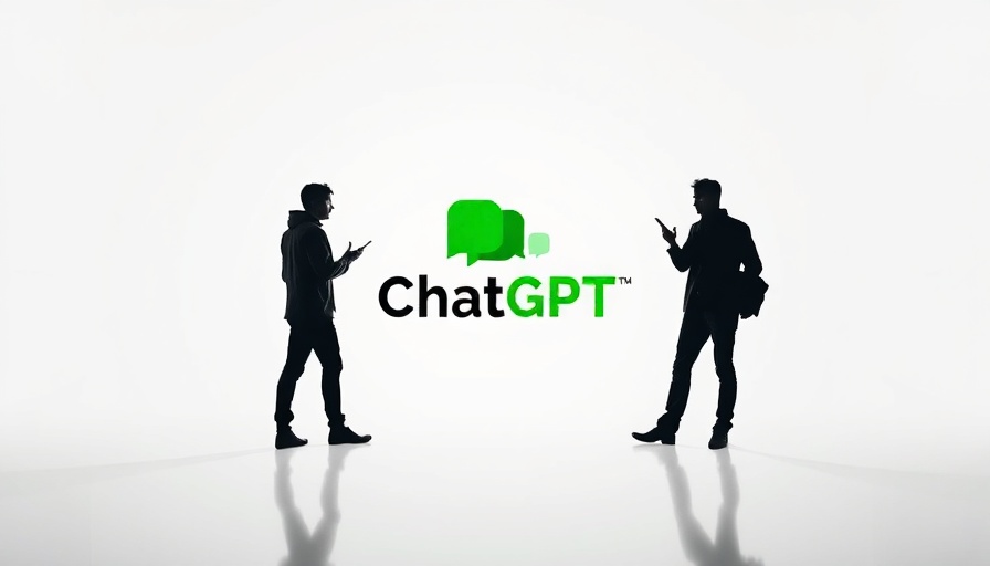 ChatGPT traits in a minimalistic logo with silhouettes on white background.