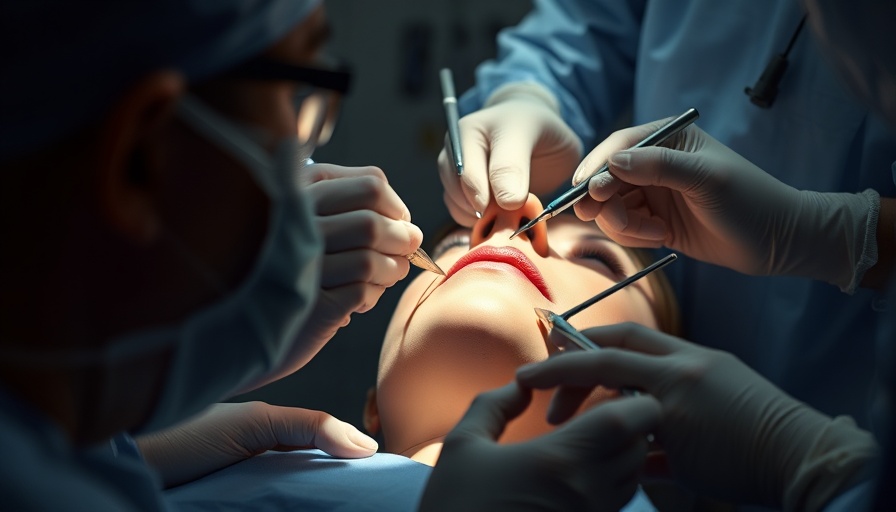 Plastic surgery innovation during a precise medical procedure