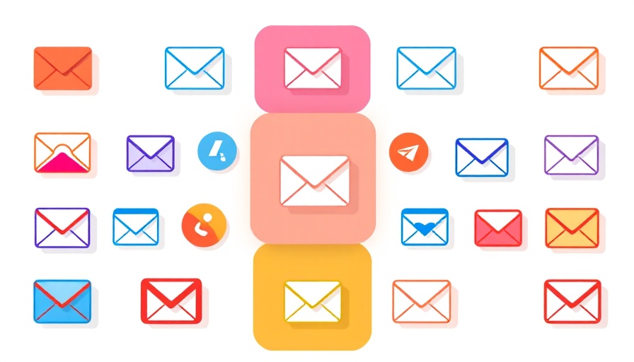 Grid of colorful logos representing free email marketing services