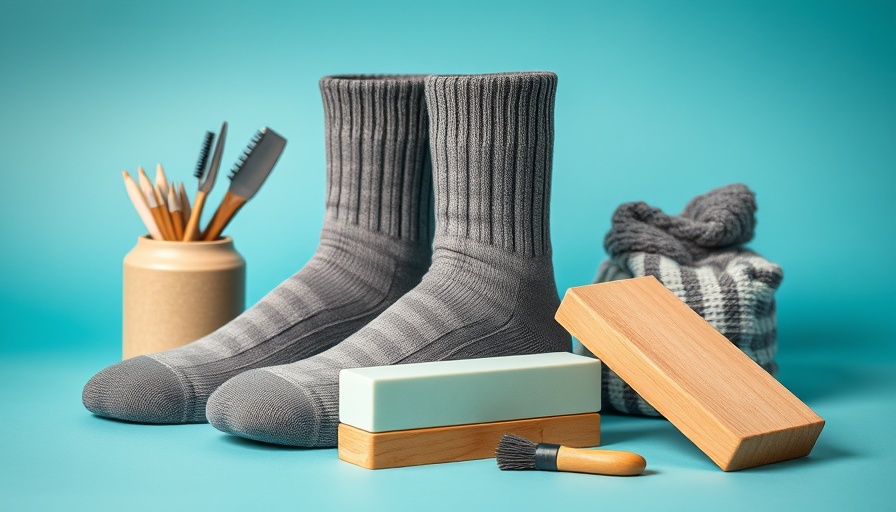 Buy It for Life essentials: durable socks and sharpening stones.