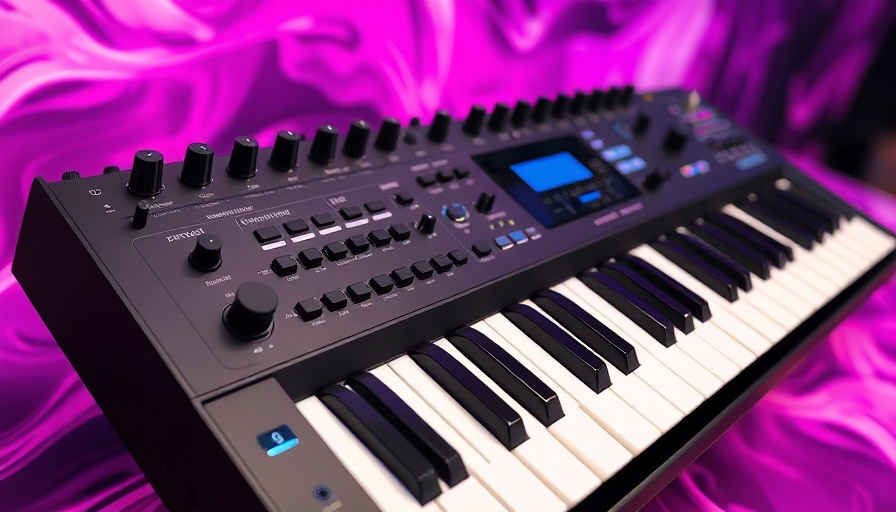 Elektron Digitone II synthesizer with detailed interface.