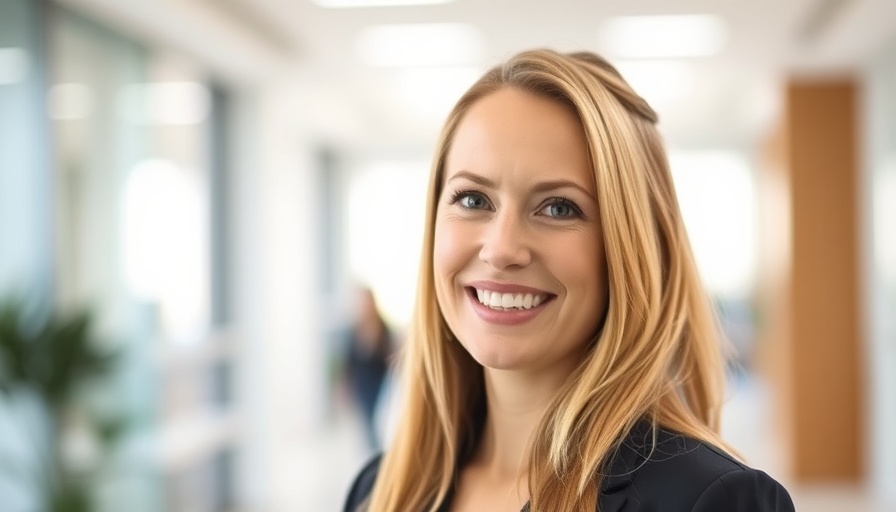 Smiling woman indoors exemplifying calm confidence for co-parenting lessons.